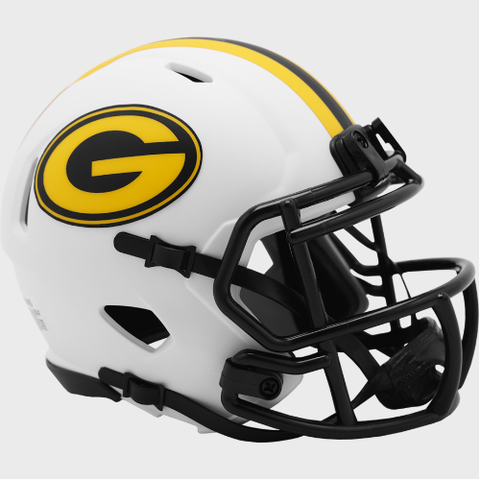 Green Bay Packers Lunar Eclipse Mini Speed Helmet