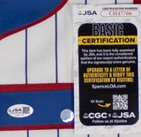 Sammy Sosa Signed Russell Athletic Chicago Cubs Diamond Collction Jersey JSA COA