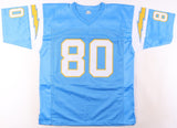 Kellen Winslow Signed Chargers Jersey Inscribed "HOF 95" (Beckett) 5xPro Bowl TE