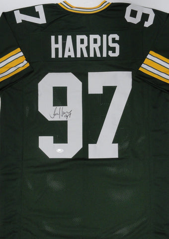 Packers Pro Bowl Linebacker TIM HARRIS Signed Custom Replica Jersey AUTO - JSA