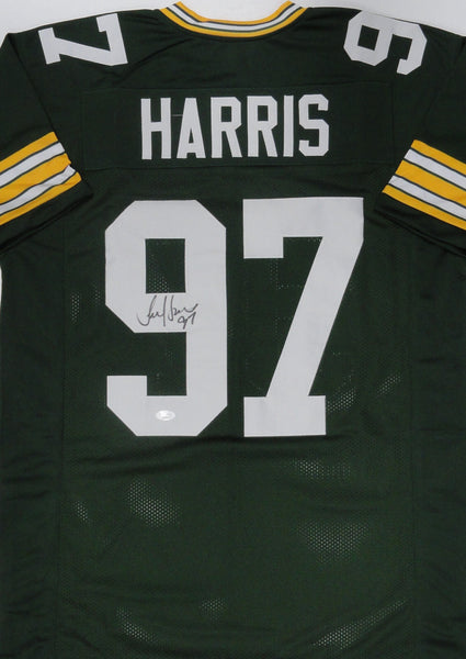 Packers Pro Bowl Linebacker TIM HARRIS Signed Custom Replica Jersey AUTO - JSA