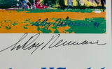 Leroy Neiman Shot Heard Round the World Triple Signed LE 581/600 JSA COA