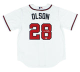 Matt Olson Signed Atlanta Braves Nike White MLB Jersey