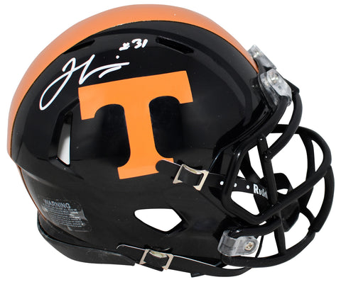 JAMAL LEWIS SIGNED TENNESSEE VOLUNTEERS BLACK SPEED MINI HELMET BECKETT