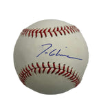 Autographed/Signed Tom Glavine Rawlings ROML Baseball JSA COA