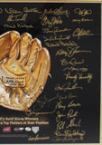 Signed Gold Glove Framed 16x20 MLB Photo - Jim Palmer, Phil Niekro, Andruw Jones