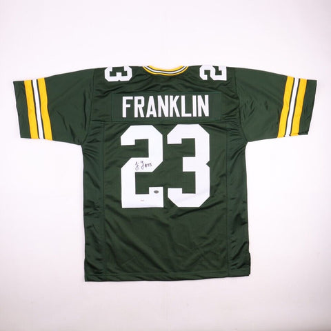 Johnathan Franklin Signed Packers Jersey (GTSM COA) Green Bay Running Back 2013