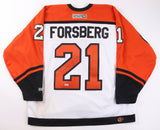 Peter Forsberg Signed Philadelphia Flyers CCM Authentic Jersey /Beckett HOF 2014