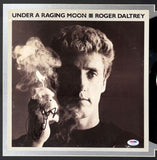 Roger Daltrey Signed Framed Under A Raging Moon Vinyl Record PSA/DNA Hologram