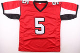 Morten Andersen Signed Atlanta Falcons Jersey Inscribed "HOF 2017" (JSA) Kicker