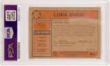 Luka Sucic Signed 2022 Topps Living Set Rookie #438- PSA 10 Autograph