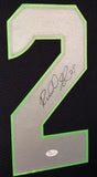 Richard Sherman Signed Seattle Seahawks 35" x 43" Custom Framed Jersey (JSA COA)