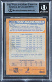 Sabres Tom Barrasso Authentic Signed 1988 Topps #107 Card BAS Slabbed