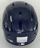 Brewers PAUL MOLITOR Signed Full Size Milwaukee Rawlings BLUE Helmet AUTO - BAS