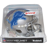 Calvin Johnson Autographed/Signed Detroit Lions Mini Helmet Beckett 44102