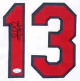 Omar Vizquel Signed Indians "Little O" Jersey (JSA COA) Cleveland Shortstop