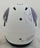 RAY LEWIS SIGNED BAL RAVENS FS LUNAR ECLIPSE SPEED AUTHENTIC HELMET BECKETT