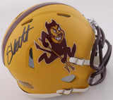 Cam Skattebo Signed Arizona State Mini-Helmet (JSA COA) New York Giants R.B