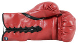 Buster Douglas "Tyson KO 2-11-90" Signed Left Hand Red Boxing Glove BAS Witness