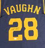 ANDREW VAUGHN Brewers Infielder Signed Custom Replica Blue Jersey AUTO - JSA
