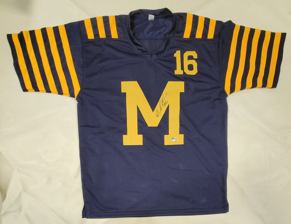 DENARD ROBINSON SIGNED COLLEGE STYLE CUSTOM XL JERSEY BECKETT QR