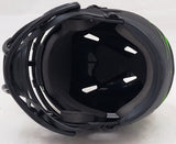 Steve Largent & Jim Zorn Auto Seahawks Eclipse Black Speed Mini Helmet MCS Holo