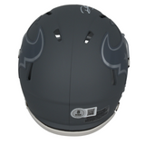 Dalton Schultz Autographed Houston Texans Slate Mini Speed Helmet Beckett