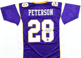 Adrian Peterson Autographed Purple Pro Style Jersey - Beckett W Hologram *8