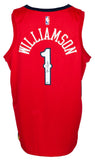 Zion Williamson Signed Pelicans Red Swingman Jordan Brand NBA Jersey Fanatics