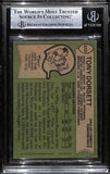 Tony Dorsett Autographed 1978 Topps #315 Trading Card Slab Beckett 40972