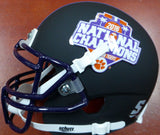 DESHAUN WATSON AUTOGRAPHED SIGNED CLEMSON CHAMPS MINI HELMET BECKETT BAS 113702
