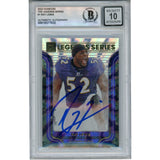 Ray Lewis Autographed 22 Donruss Legends Series #LS-1 Trading Card Beckett 52962