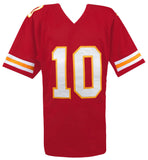 Tyreek Hill (KC CHIEFS) Signed Red Custom Football Jersey -(SCHWARTZ SPORTS COA)