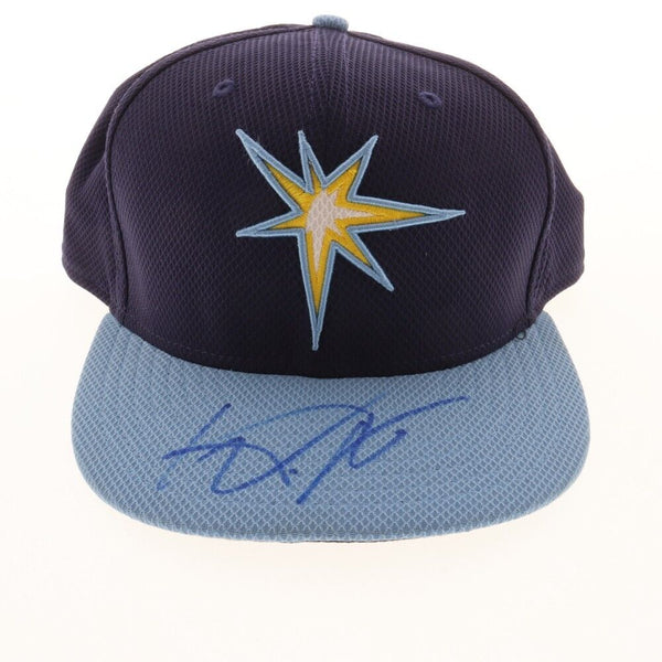 Wander Franco Signed Tampa Bay Rays Fitted Hat (JSA COA) Young Phenom Shortstop