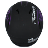 Zay Flowers Autographed Ravens Authentic 'Eclipse' Speed Helmet Beckett