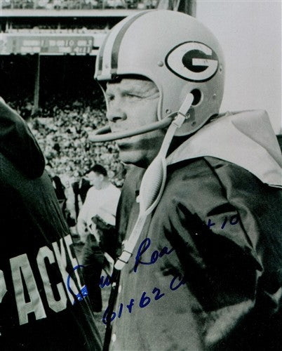 Packers JOHN ROACH Signed 8x10 Photo #4 AUTO - 1961 & 62 NFL Champ