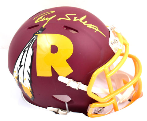 Ricky Sanders Autographed Washington Amp Speed Mini Helmet- Beckett W Hologram