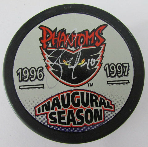 Shawn McCosh Phantoms Signed Phantoms Inaugural Season Logo Puck PASS 144567