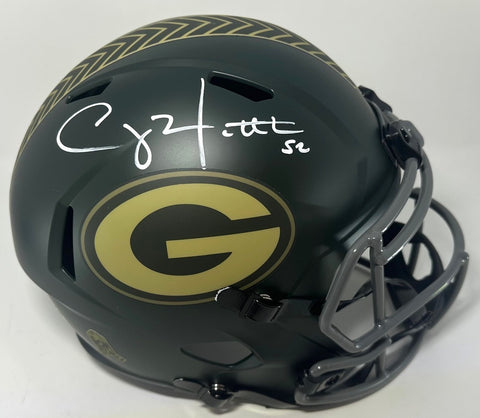 Packers CLAY MATTHEWS Signed Full Size 2025 SALUTE Replica Spd Helmet AUTO - BAS