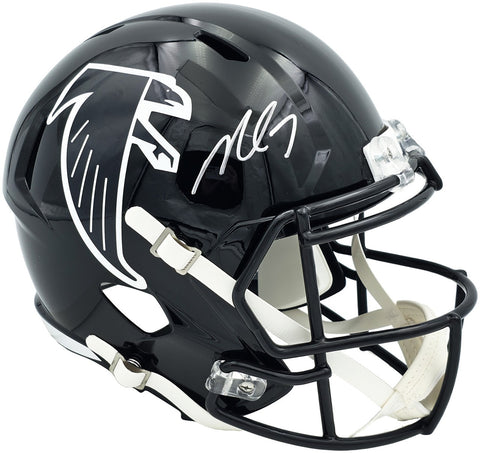 MICHAEL VICK AUTOGRAPHED FALCONS 1990-02 FULL SIZE HELMET BECKETT 243609