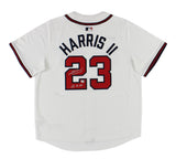 Michael Harris Signed Atlanta Braves White MLB Jersey w/ Inscription