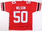Otis Wilson Signed Louisville Cardinals Jersey (Beckett) Bears Super Bowl XX L.B