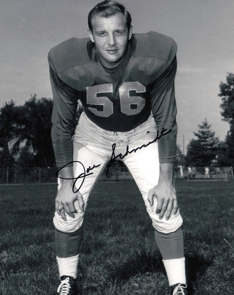 Joe Schmidt Autographed Signed 8x10 Photo Detroit Lions SKU #245891