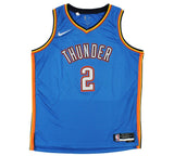 Shai Gilgeous-Alexander Signed Oklahoma City Thunder Nike Blue NBA Jersey