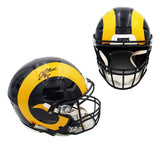 Jared Verse Signed Los Angeles Rams Speed Flex Authentic TB 1981-1999 NFL Helmet