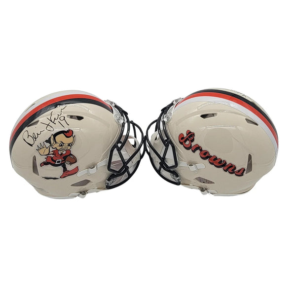 Bernie Kosar Signed Cleveland Browns Retro Authentic Helmet Beckett Witnessed