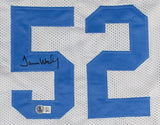 James Worthy Signed North Carolina Tar Heels Jersey "82 NCAA Champs" (Beckett)
