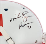 Autographed Mike Rozier Nebraska Helmet