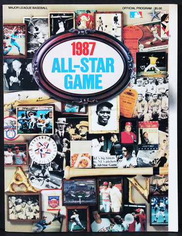 1987 MLB All-Star Game Official Program Magazine