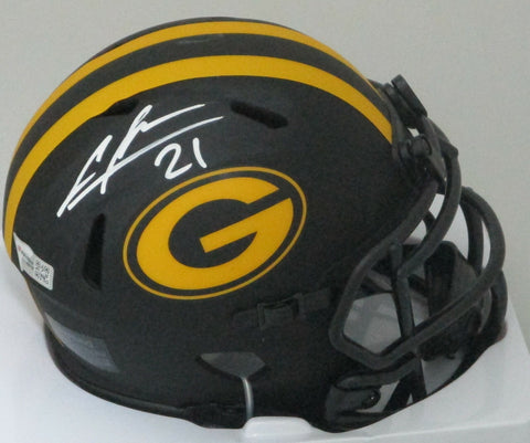 GB Packers CHARLES WOODSON Signed Riddell ECLIPSE Speed Mini Helmet AUTO - FAN